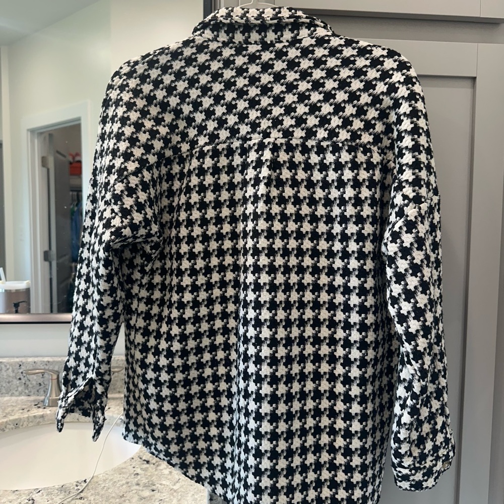 Houndstooth Shacket - image 1